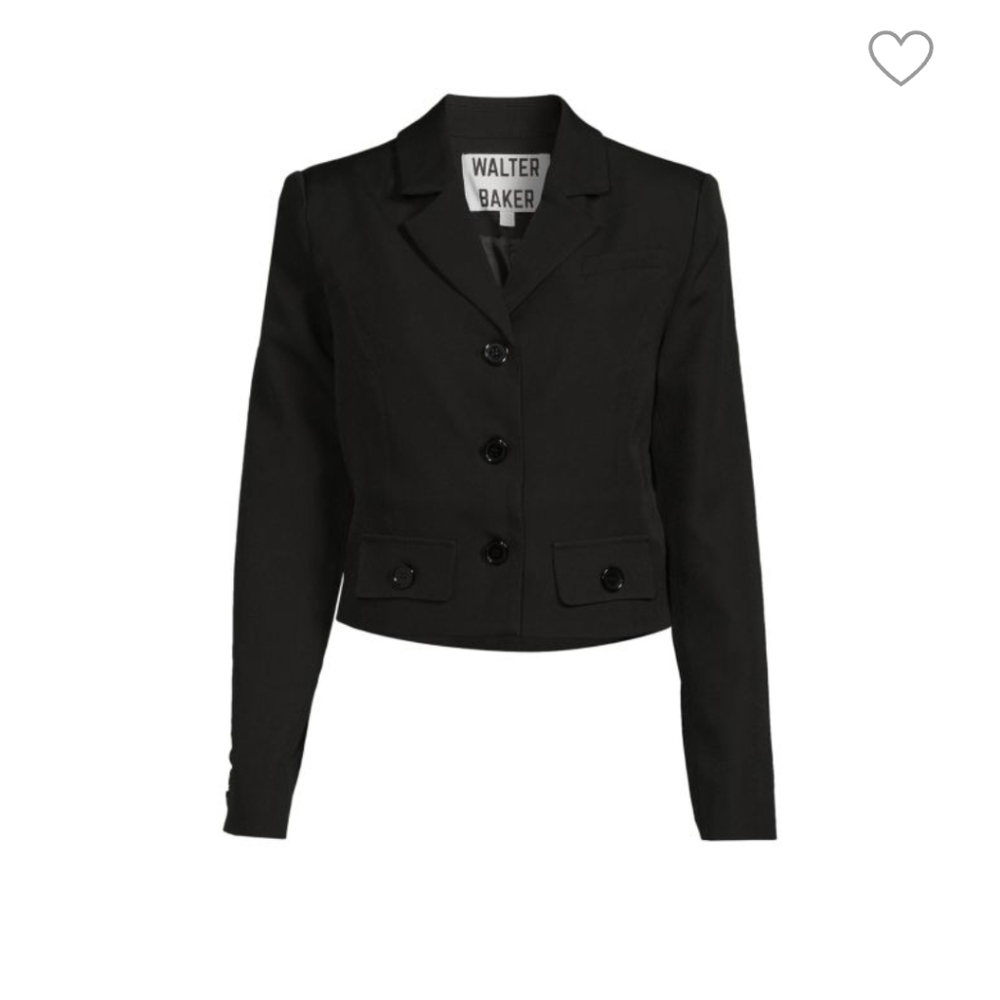 NWT WALTER BAKER Javi Cropped Blazer Women's Medium